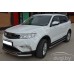 GEELY ATLAS с 2016-н.в. защита переднего бампера двойная труба d60/d42 из нержавеющей стали